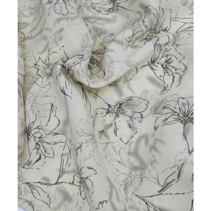 総柄ワイドパンツレディースウエストリボン | Miniministore | 詳細画像18 