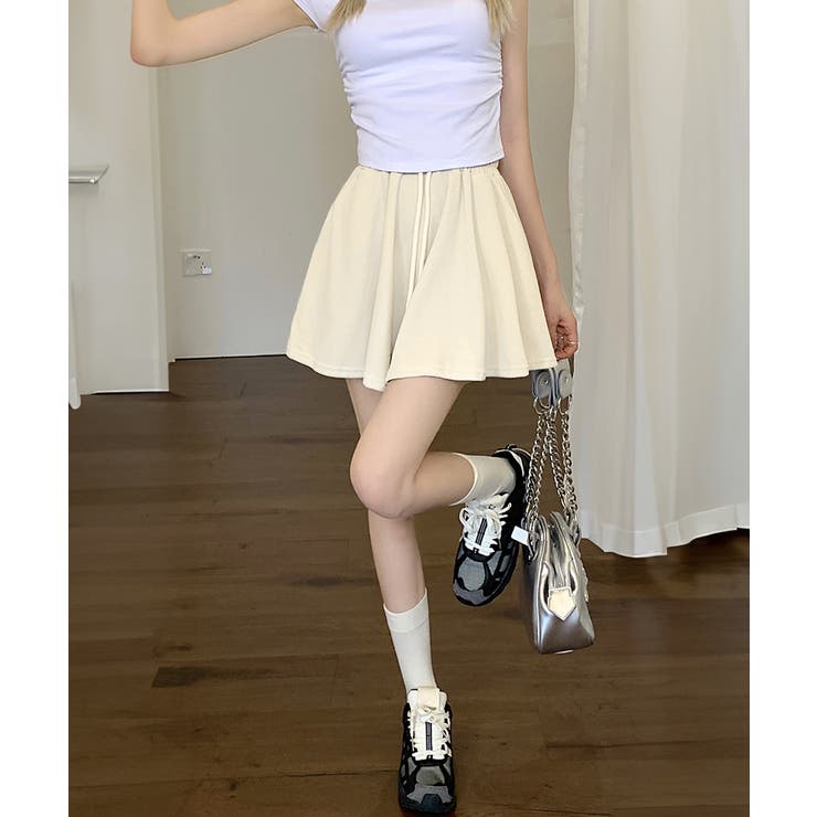 シンプルAラインショートパンツレディース | Miniministore | 詳細画像3 