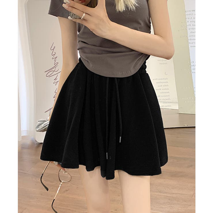 シンプルAラインショートパンツレディース | Miniministore | 詳細画像5 