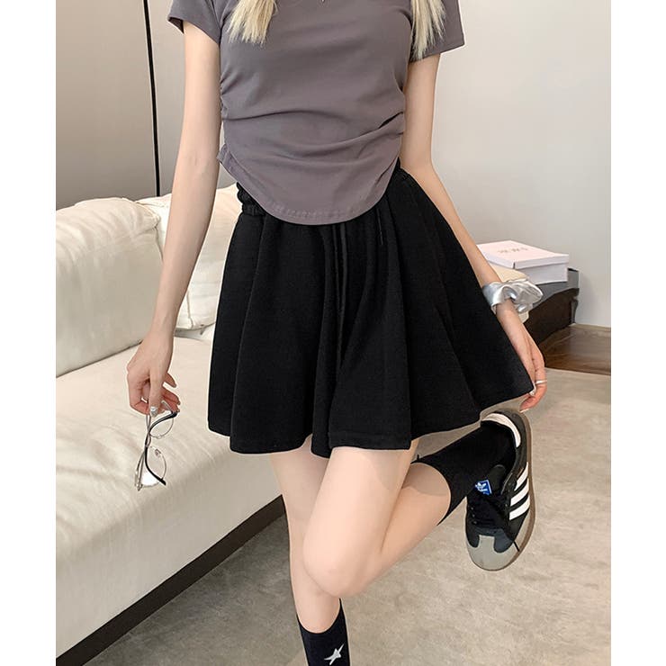 シンプルAラインショートパンツレディース | Miniministore | 詳細画像7 