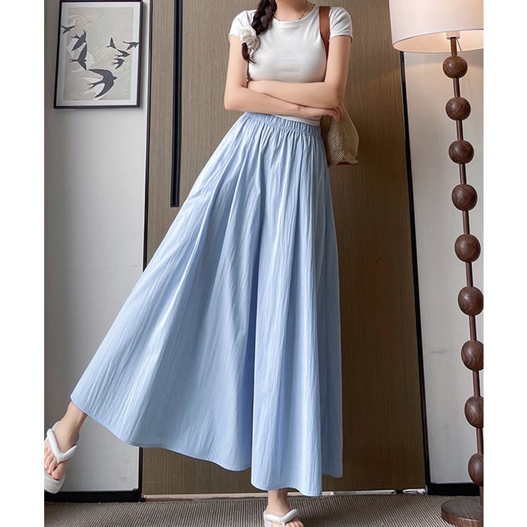 ワイドパンツ 冷感キュロットパンツ春夏秋 | Miniministore | 詳細画像10 