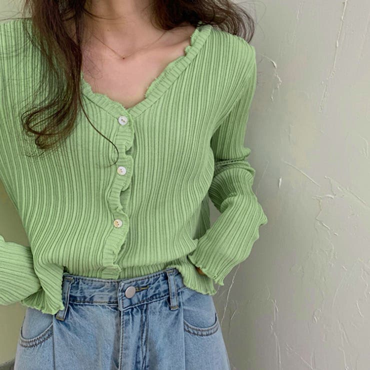 ウェーブニットカーディガン レディース | Miniministore | 詳細画像11 