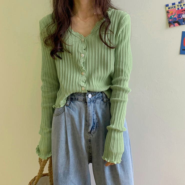 ウェーブニットカーディガン レディース | Miniministore | 詳細画像12 