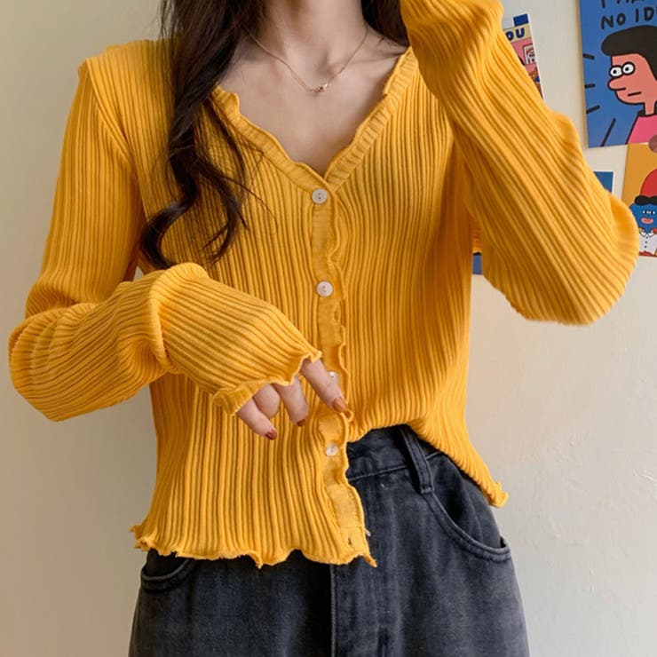 ウェーブニットカーディガン レディース | Miniministore | 詳細画像13 