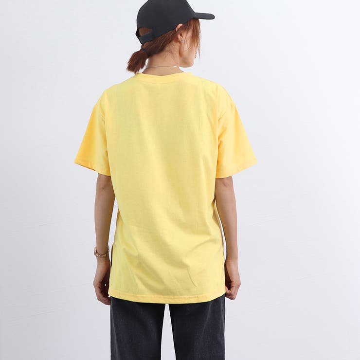 英字ロゴプリント半袖Tシャツスリット入り | Miniministore | 詳細画像16 