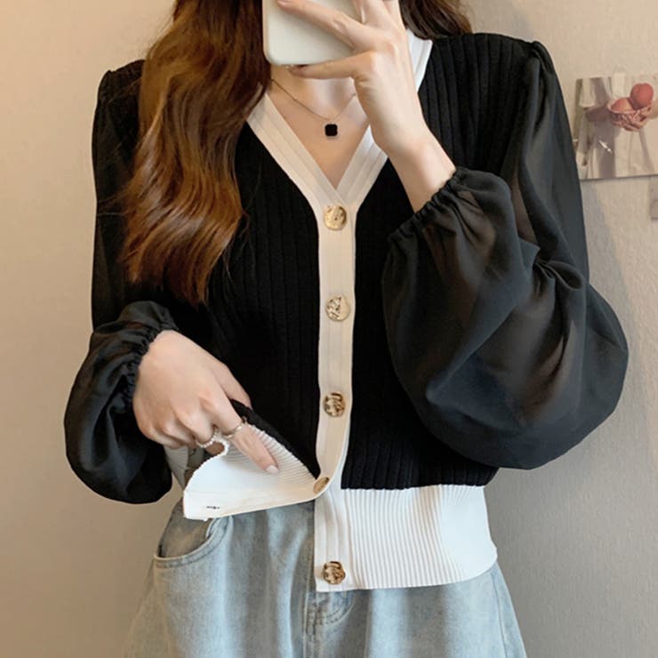 レディース ニットトップス 韓国風 秋服 | Miniministore | 詳細画像16 