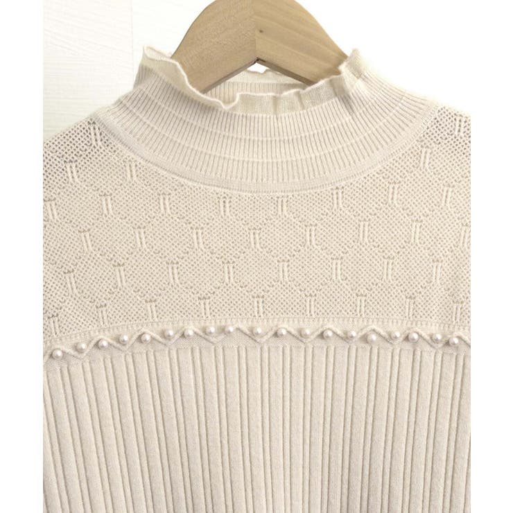 ハイネックニットトップスフリルニットソー | Miniministore | 詳細画像21 