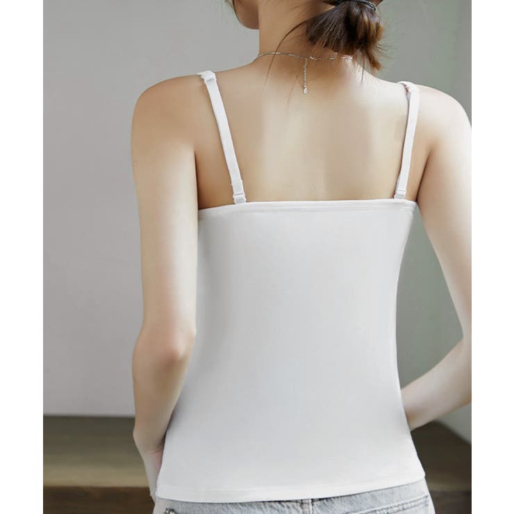 カップ付きキャミソール 韓国風ブラトップ | Miniministore | 詳細画像4 