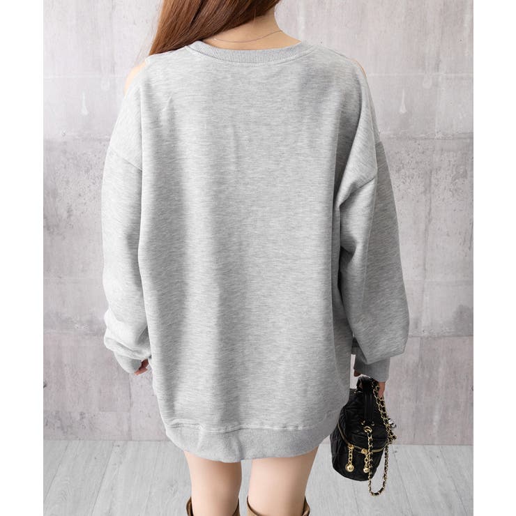 オフショルダースウェットレディース韓国風 | Miniministore | 詳細画像15 