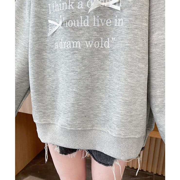 オフショルダースウェットレディース韓国風 | Miniministore | 詳細画像5 