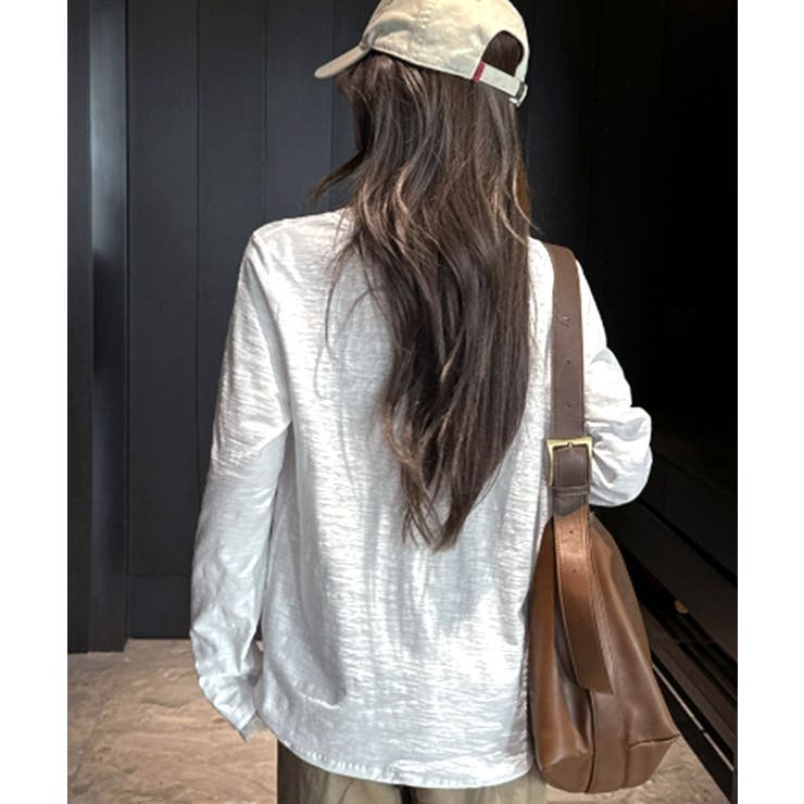レース長袖トップスVネックカットソー秋服 | Miniministore | 詳細画像19 