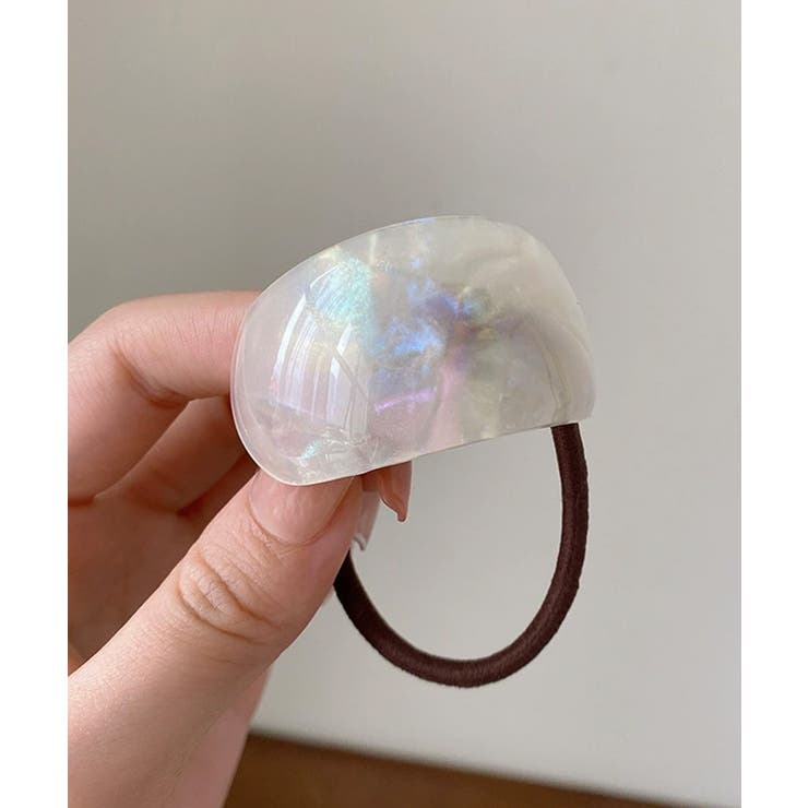 ミックスカラーカーブヘアゴムレトロお洒落 | Miniministore | 詳細画像19 