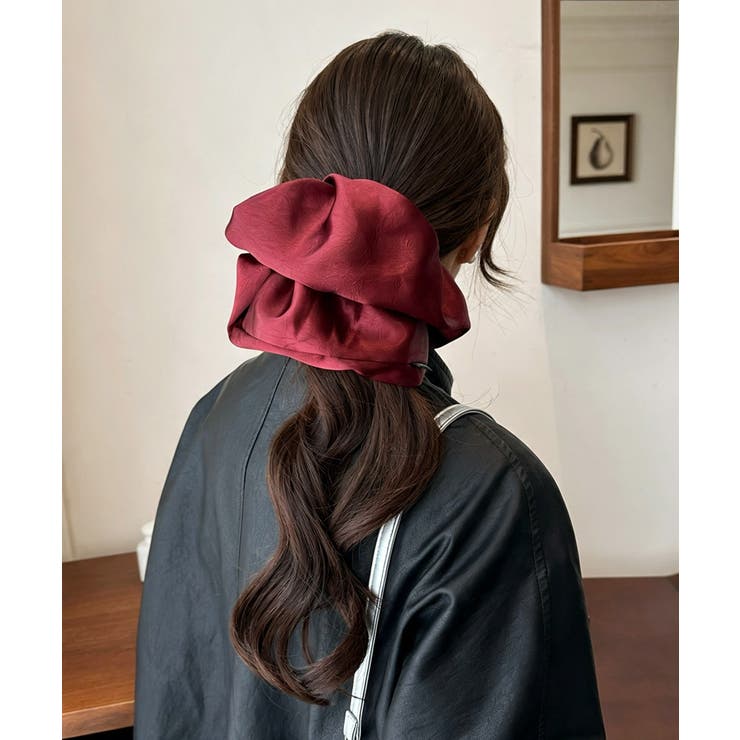 サテンシュシュ大きめシュシュ ヘアアクセ | Miniministore | 詳細画像6 