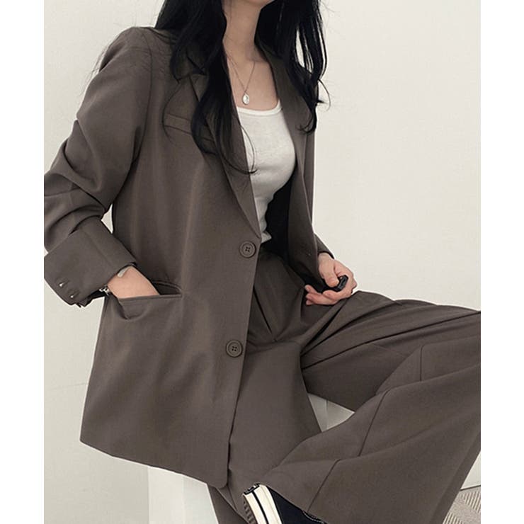 未使用級‼️MINIMAS（ミニマス）セットアップ ローランド ジャケット パンツ パンツスーツセット テーラードジャケット[品番：II000011188