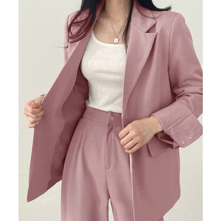 パンツスーツセット テーラードジャケット[品番：II000011188