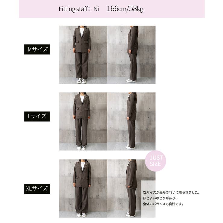 パンツスーツセット テーラードジャケット | Miniministore | 詳細画像37 