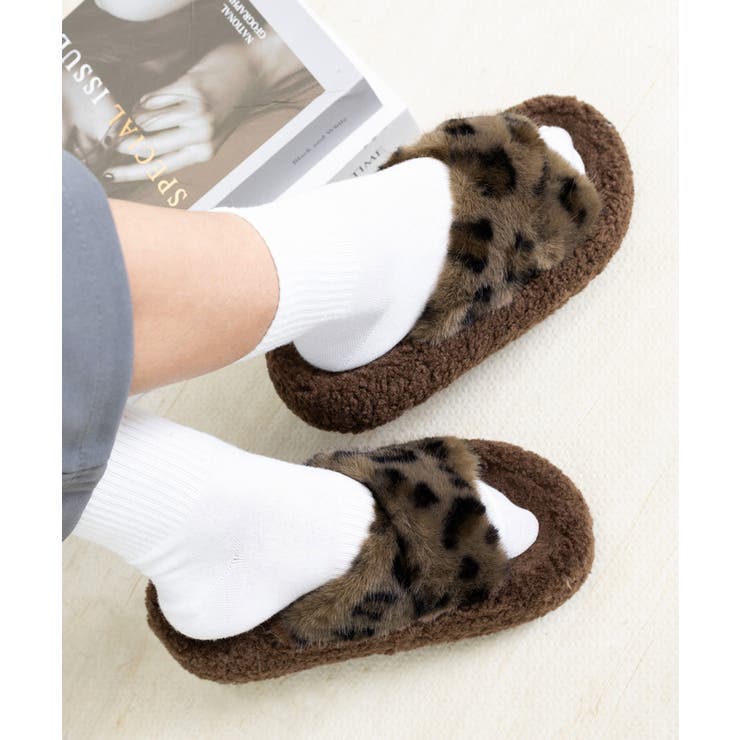 ファーサンダル 厚底韓国風ファースリッパ | Miniministore | 詳細画像15 