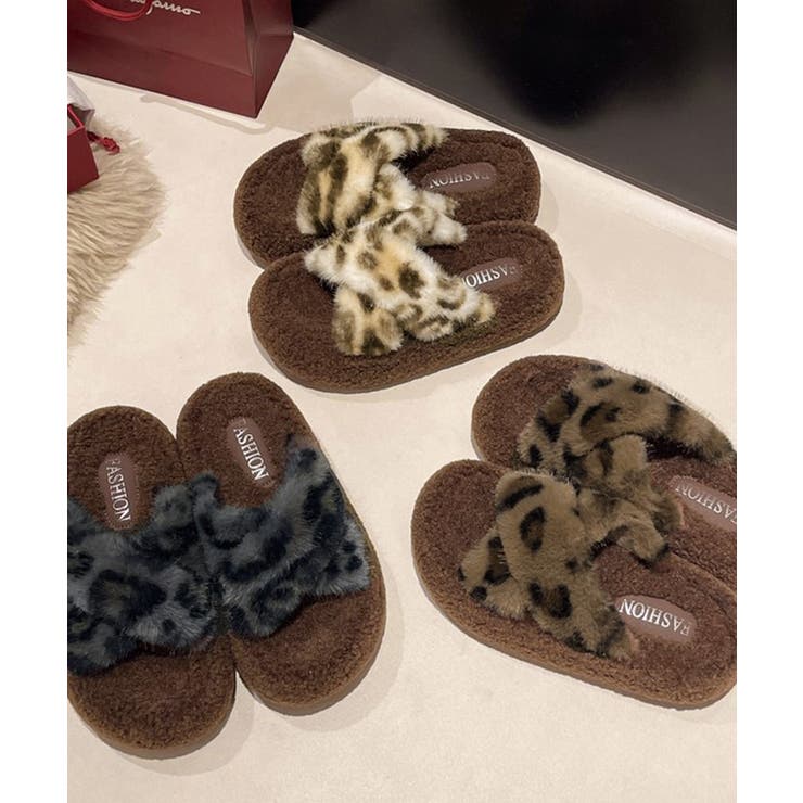 ファーサンダル 厚底韓国風ファースリッパ | Miniministore | 詳細画像20 