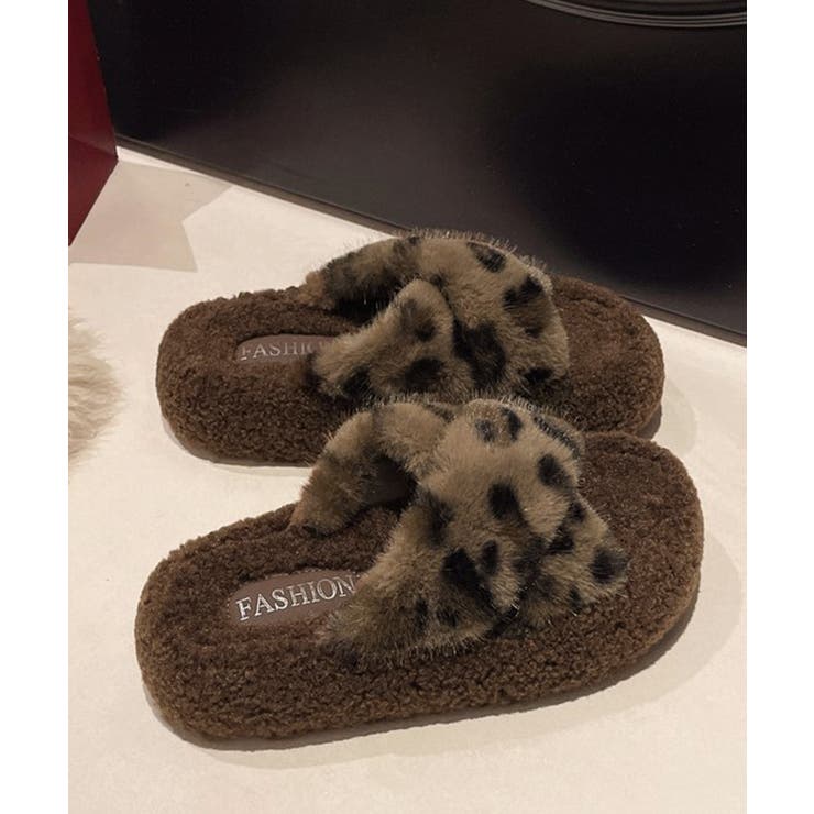 ファーサンダル 厚底韓国風ファースリッパ | Miniministore | 詳細画像23 