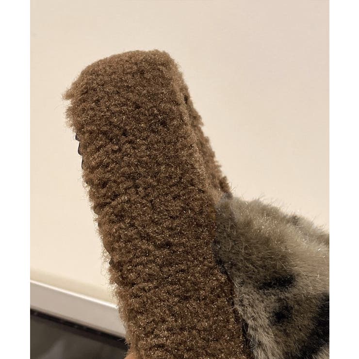 ファーサンダル 厚底韓国風ファースリッパ | Miniministore | 詳細画像25 