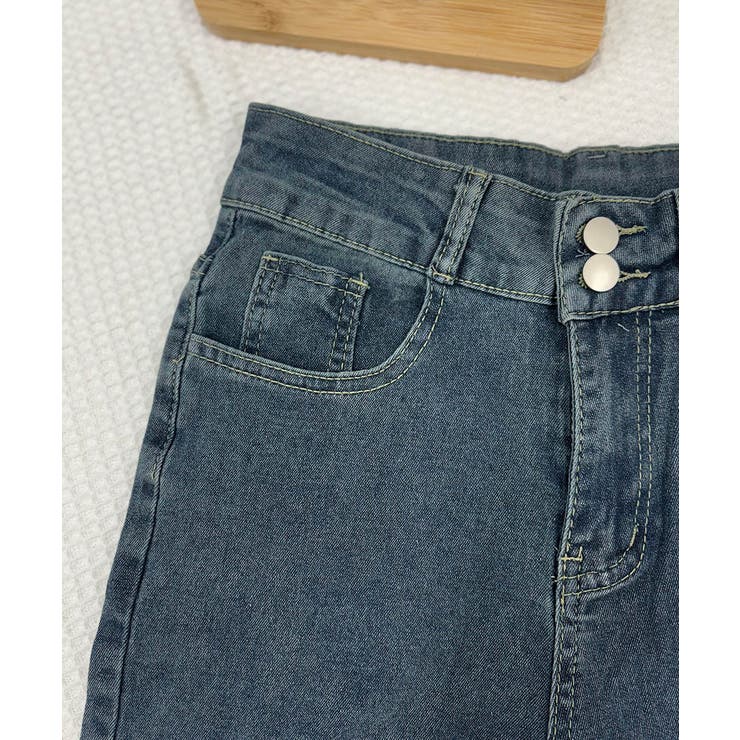 セミフレアデニムパンツ 美脚デニムパンツ | Miniministore | 詳細画像18 