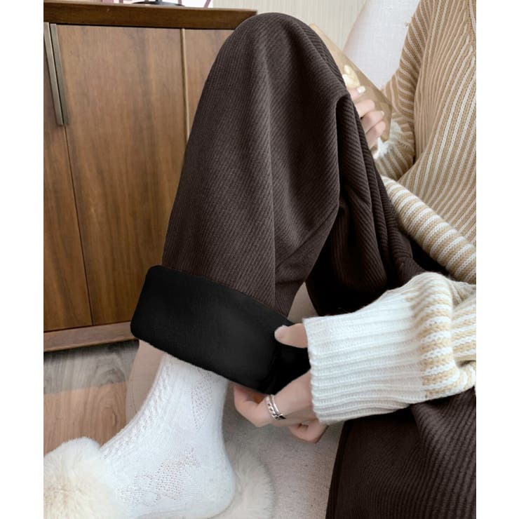 裏起毛 コーデュロイパンツ ハイウエスト | Miniministore | 詳細画像18 