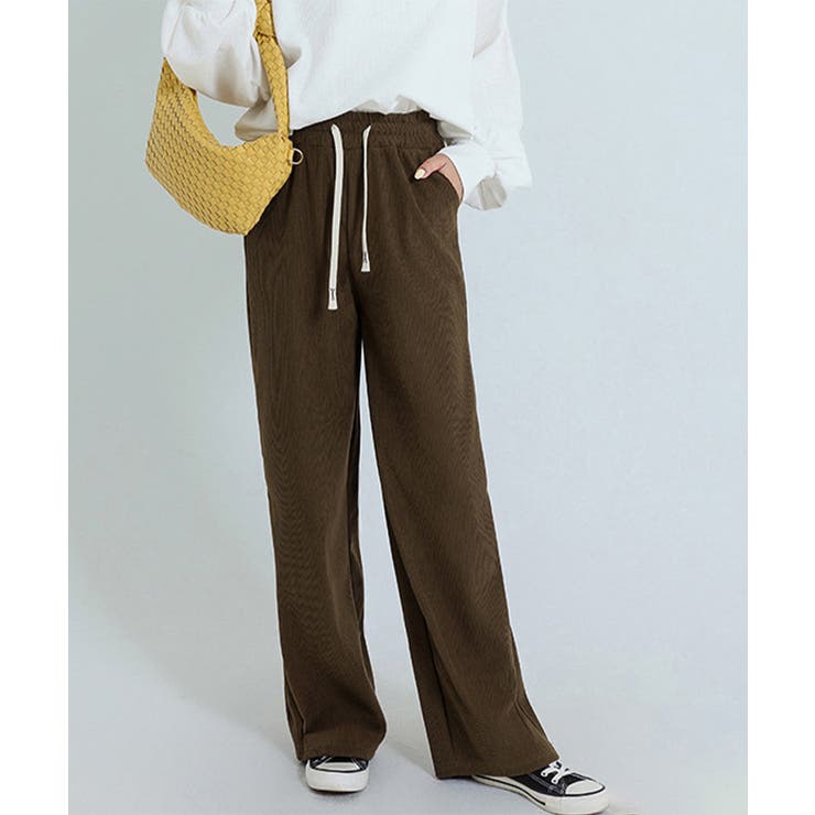 裏起毛 コーデュロイパンツ ハイウエスト | Miniministore | 詳細画像28 