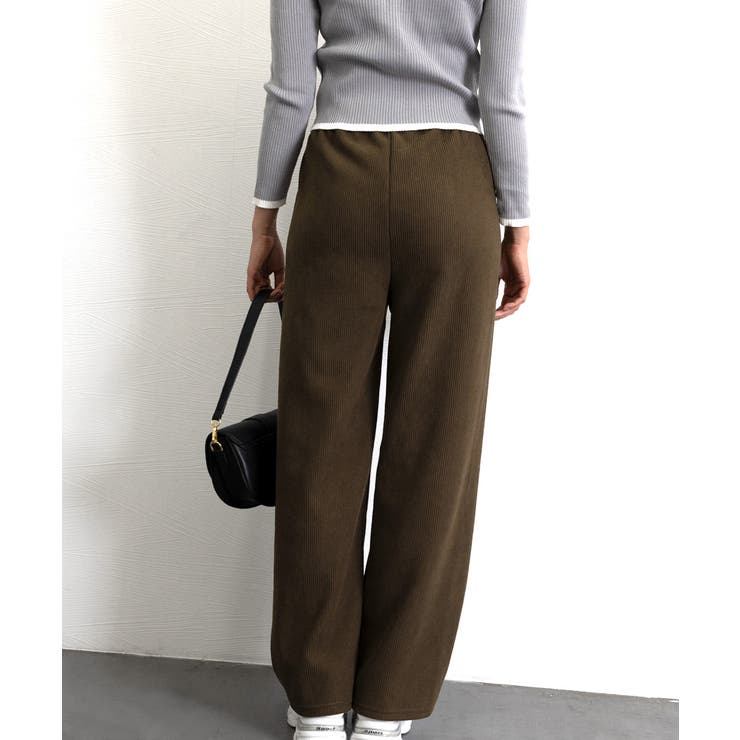 裏起毛 コーデュロイパンツ ハイウエスト | Miniministore | 詳細画像41 