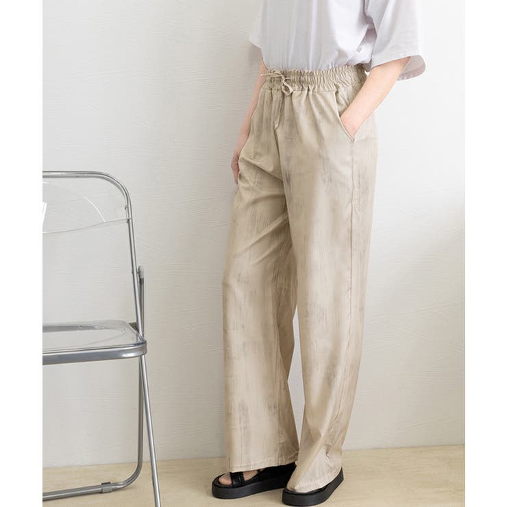 タイダイ染めワイドパンツ春夏ロングパンツ | Miniministore | 詳細画像14 