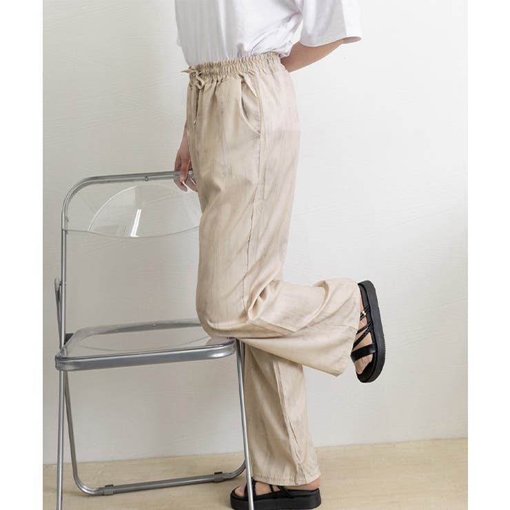 タイダイ染めワイドパンツ春夏ロングパンツ | Miniministore | 詳細画像15 