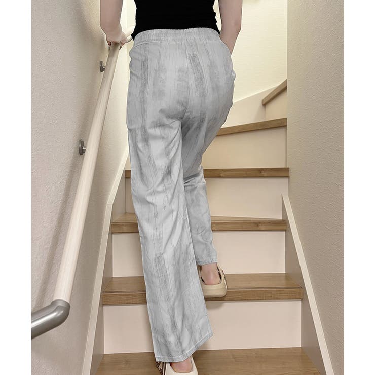 タイダイ染めワイドパンツ春夏ロングパンツ | Miniministore | 詳細画像7 