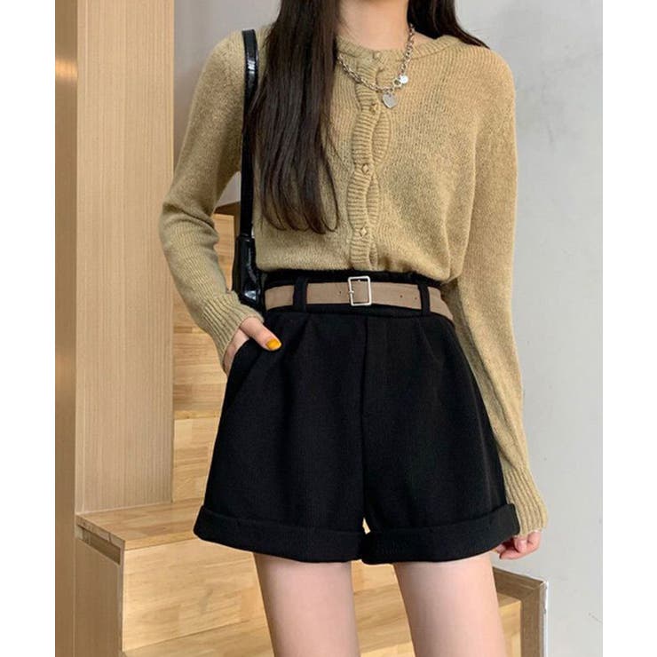 ベルト付き ショートパンツ コーデュロイ | Miniministore | 詳細画像7 