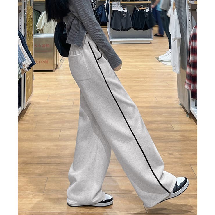 スウェットパンツ韓国風サイドラインパンツ | Miniministore | 詳細画像10 
