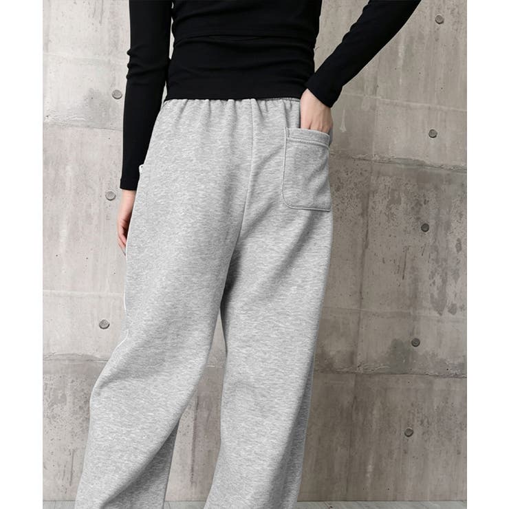 スウェットパンツ韓国風サイドラインパンツ | Miniministore | 詳細画像16 