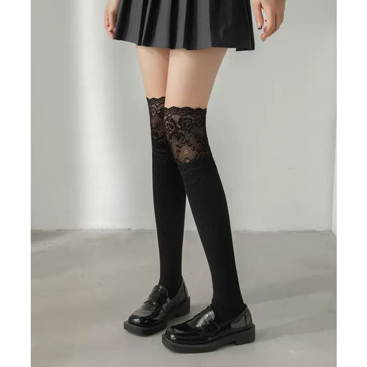 2025 MOSOX NEW COLLECTION]切り替えニーハイソックス[品番