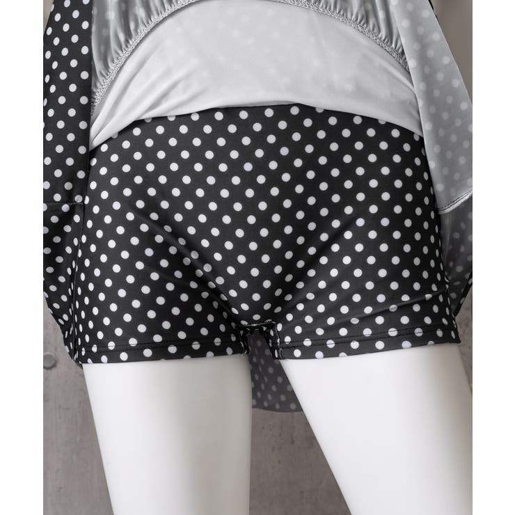 ドット柄ワンピース水着ホルターネック水着 | Miniministore | 詳細画像12 