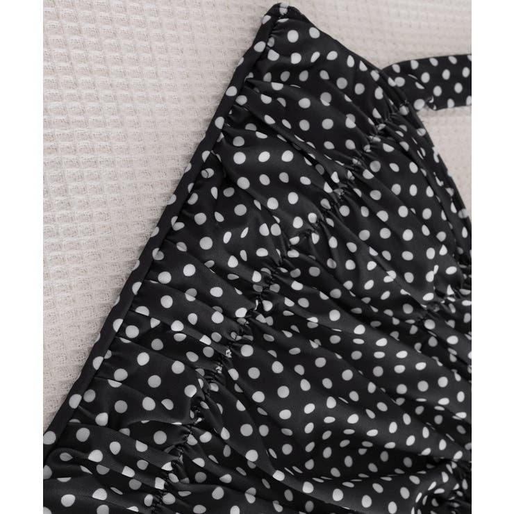 ドット柄ワンピース水着ホルターネック水着 | Miniministore | 詳細画像15 