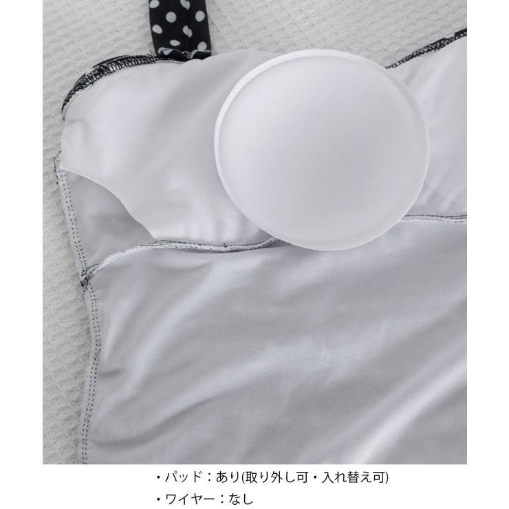 ドット柄ワンピース水着ホルターネック水着 | Miniministore | 詳細画像16 