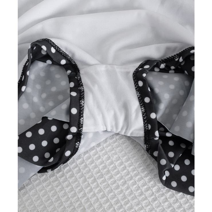 ドット柄ワンピース水着ホルターネック水着 | Miniministore | 詳細画像18 