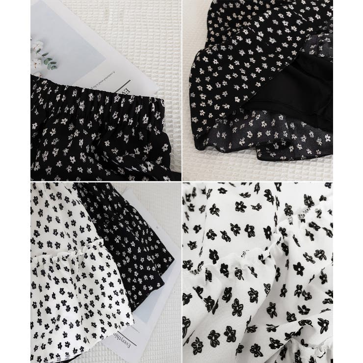 ティアードスカート 小花柄ミニ丈スカート | Miniministore | 詳細画像23