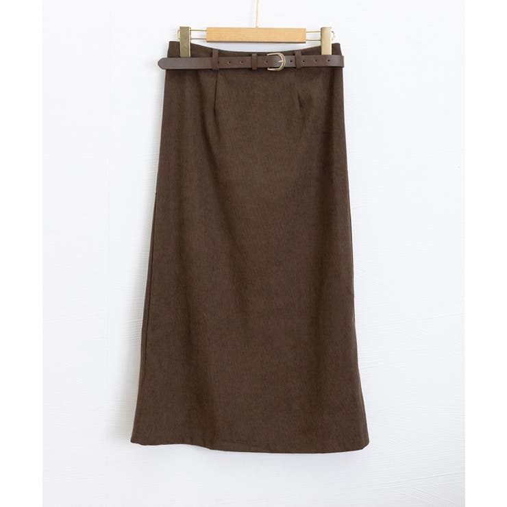 コーデュロイタイトスカート ベルト付き | Miniministore | 詳細画像21 
