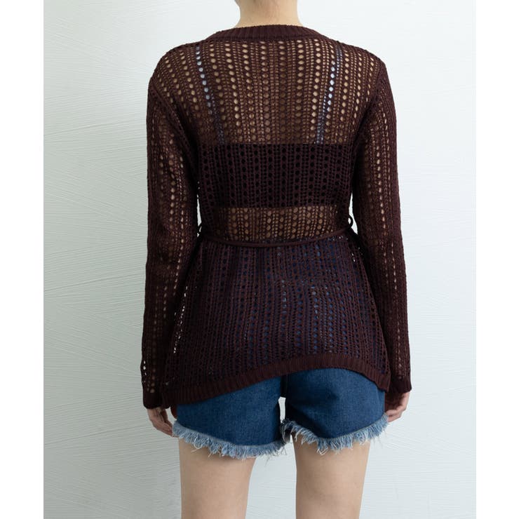 透かし編みニットトップス レディース長袖 | Miniministore | 詳細画像13 