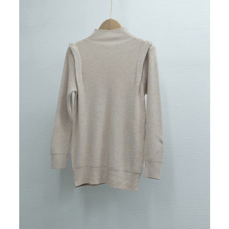 メタルボタンニットトップスプチハイネック | Miniministore | 詳細画像17 