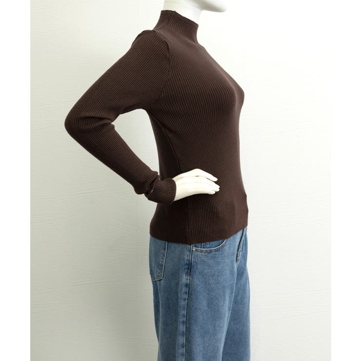 プチハイネックニットトップス 袖口ボタン | Miniministore | 詳細画像13 