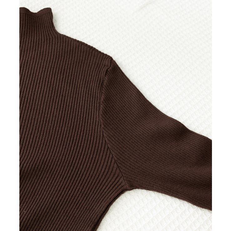 プチハイネックニットトップス 袖口ボタン | Miniministore | 詳細画像19 