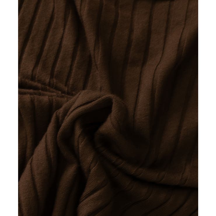 ポロカラー リブニットトップス Vネック | Miniministore | 詳細画像21 