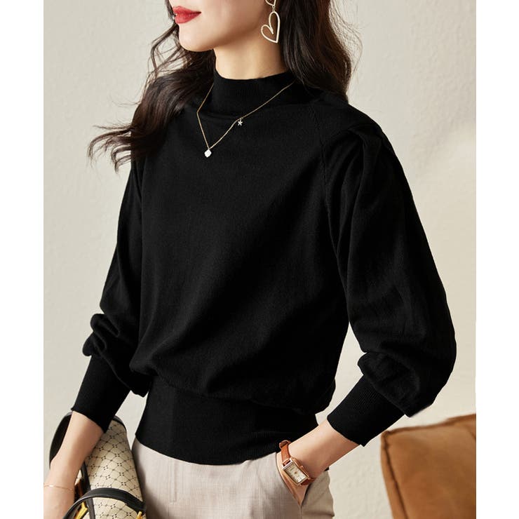 プチハイネックニットトップス レディース | Miniministore | 詳細画像6 