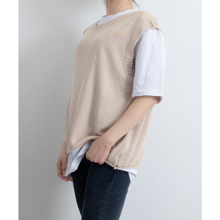 ニットベスト レディースチョッキ 重ね着 | Miniministore | 詳細画像17 