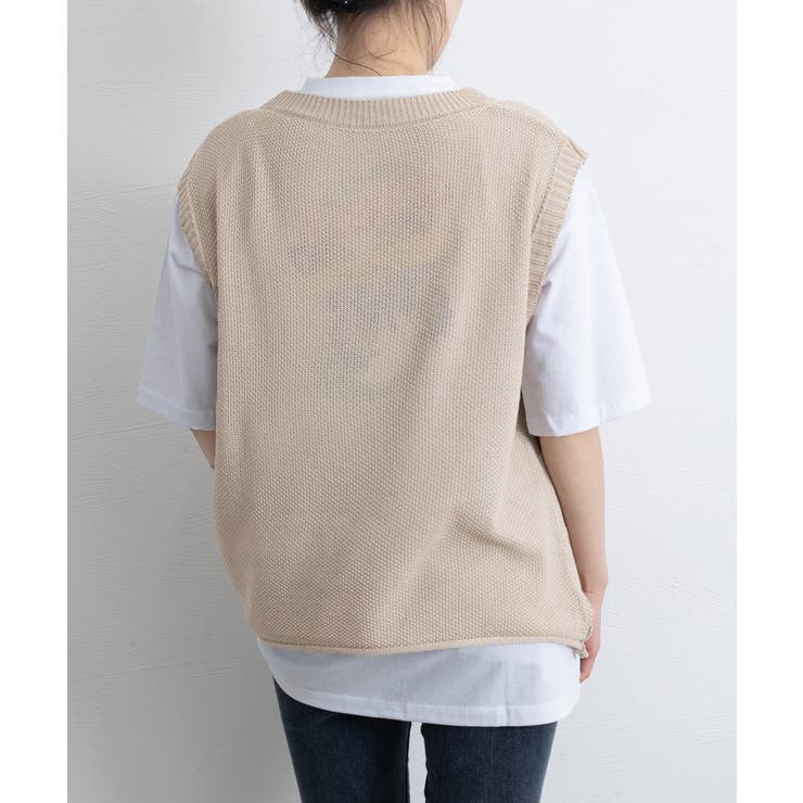 ニットベスト レディースチョッキ 重ね着 | Miniministore | 詳細画像19 
