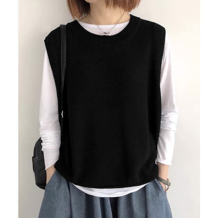 ニットベスト レディースチョッキ 重ね着 | Miniministore | 詳細画像4 